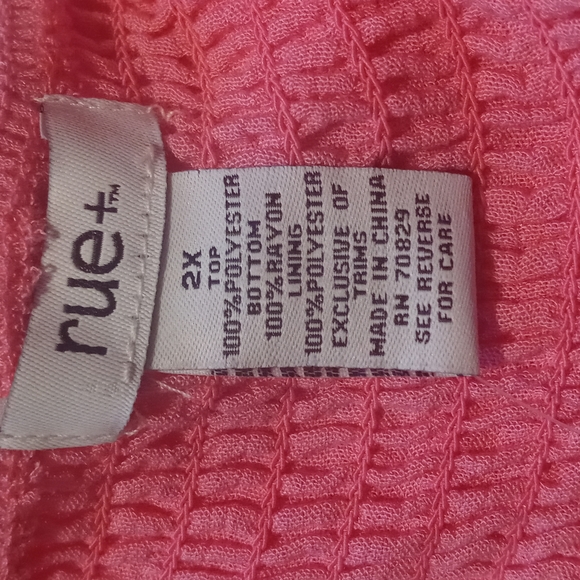 Spaghetti strap High Low Pink Dress - Picture 3 of 4